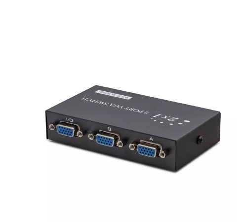 Vga Switch 54 Mhz 2 Giriş 1 Çikiş Butonlu Geçiş 2 Port HDX1280