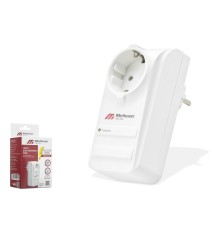 Şok Korumalı Tekli Priz - Beyaz