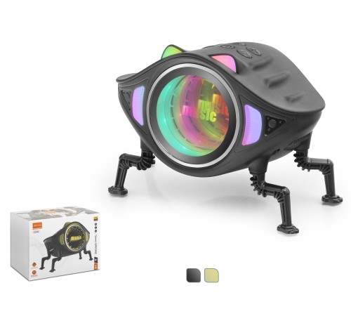 Bluetooth Masaüstü Hoparlör Robot Tasarimli Fm Rgb CC2A