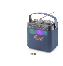 Bluetooth Fm Radyo Usb Tf Aux Solar Şarjli Rgb Çok Renkli Kamp Hoparlör FP393S
