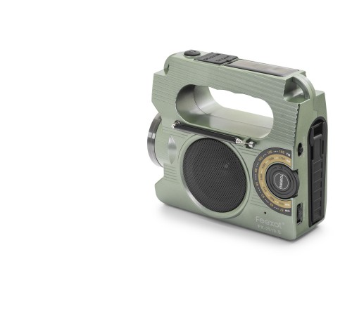 Bluetooth Fm Radyo Tws Usb Tf Aux Solar Şarjli Taşinabi̇li̇r Kamp Hoparlör FX2519S