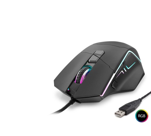 Shooter Mouse 6400 Dpi Rgb - Si̇yah G330