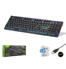 G605 Mekanik Rgb Klavye Blue Switch - Siyah