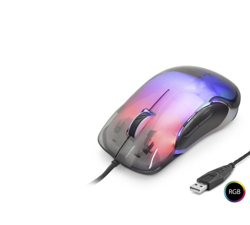 G702 Mouse 7200 Dpi 6 Tuş 1000 Hz Rgb - Kristal Siyah