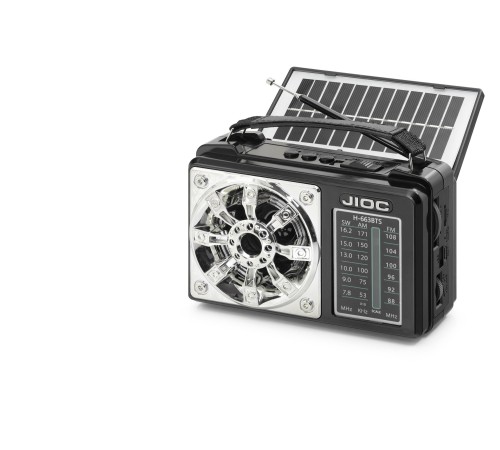 Nostaljik Kamp Ve Outdoor Solar Şarjli Tws Taşinabi̇li̇r Hoparlör H663BTS