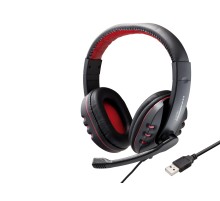 Kulaklık Usb Ps4 Uyumlu - Siyah Kırmızı HD1171