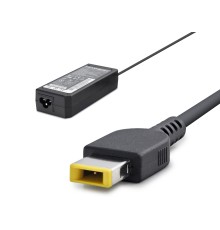 20V 4.5A 90W Laptop Adaptörü - Usb Tip Sarı Kare Uç - IBM Uyumlu - Siyah HD784