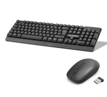 Kablosuz Klavye Ve Mouse Seti - Siyah HD843