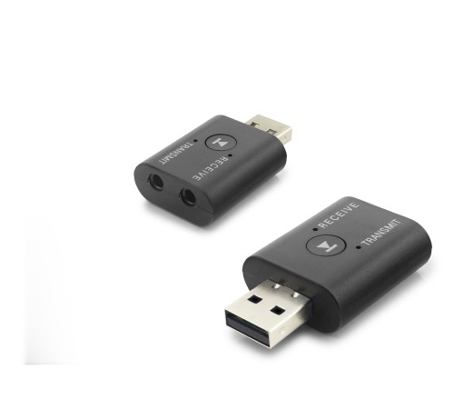 Usb Bluetooth Ses Verici + Alıcı Adaptör 2 In 1 - Siyah HD9006