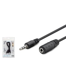 3.5 Mm Aux Uzatma Kablosu 1.2 M - Siyah HDX1004