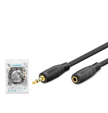 3.5 Mm Aux Uzatma Kablosu 3 M - Siyah HDX1019