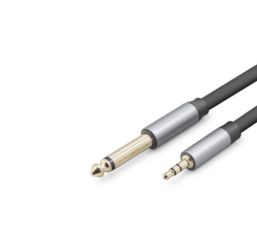 3.5Mm To 6.35Mm Gitar Kablosu 1.5 M - Siyah HDX1079