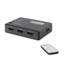 Hdmi Switch Kumandalı 5 In 1 Out - Siyah HDX1272