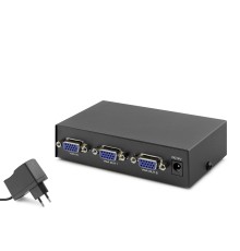 Vga Splitter 1 In 2 Out 200 Mhz - Siyah HDX1277