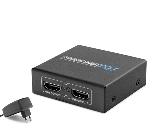 Hdmi Splitter 1080P 3D 1 In 2 Out - Siyah HDX1284