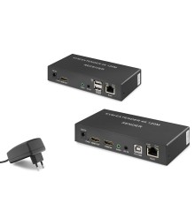 Hdmi Kvm Extender 4K 120 M - Siyah HDX1306