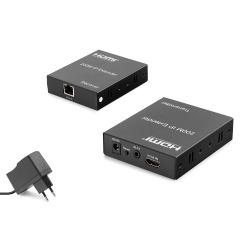 Hdmi Ip Extender 200 M - Siyah HDX1349