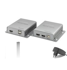 Hdmi Kvm Extender 4K 60 M - Gümüş HDX1355