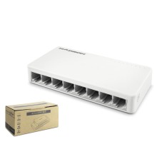 Gigabit Ethernet Switch 8 Port - Beyaz HDX1365