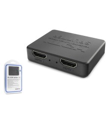 Hdmi Splitter 4K 1 In 2 Out + Usb Güç Kablosu - Siyah HDX1371