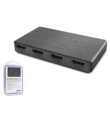 Hdmi Splitter 4K 1 In 4 Out + Usb Güç Kablosu - Siyah HDX1372