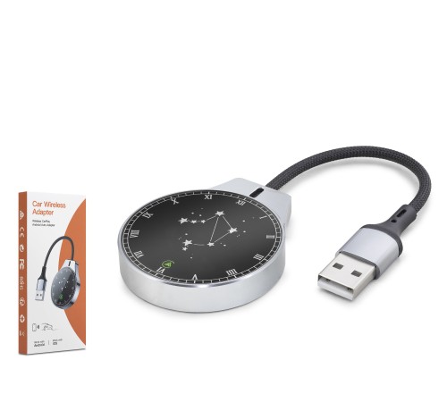 Kablosuz Carplay Android Auto Adaptörü Bluetooth 5.0 5 Ghz Wifi Usb - Siyah HDX1393