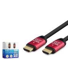 Hdmi 2.0 Kablo 20 M (Od 8.0 Mm) - Siyah Kirmizi HDX2036