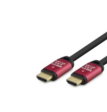 Hdmi 2.0 Kablo 4K Uhd Od 8.0 Mm 25 M - Siyah Kırmızı HDX2040