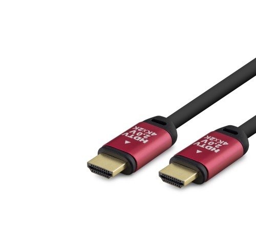 Hdmi 2.0 Kablo 4K Uhd Od 8.0 Mm 25 M - Siyah Kırmızı HDX2040
