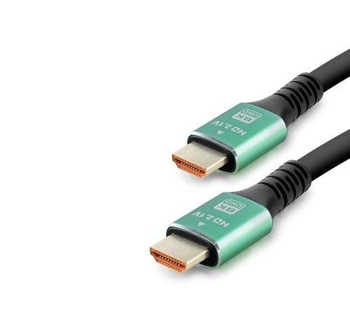 Fiber Optik Hdmi 2.1 Kablo 8K Uhd 60 Hz Od 8.0 Mm 3 M - Siyah Yeşil HDX2045