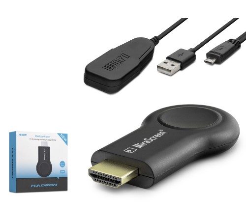Hdmi Kablosuz Görüntü Aktarim Cihazi Wireless Display - Siyah HDX2351