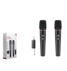 Profesyonel Kablosuz Uhf 2’Li̇ Mi̇krofon Seti̇ - 6.35Mm - Si̇yah HDX2791