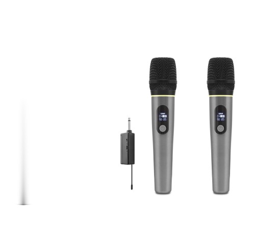 Profesyonel Kablosuz Uhf 2 Mikrofonlu Set 6.35 Mm - Gri HDX2791G