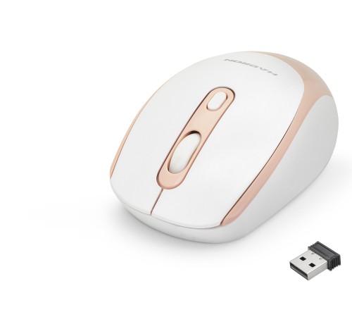 Kablosuz Mouse 800/1600 Dpi - Beyaz Pembe HDX3406R