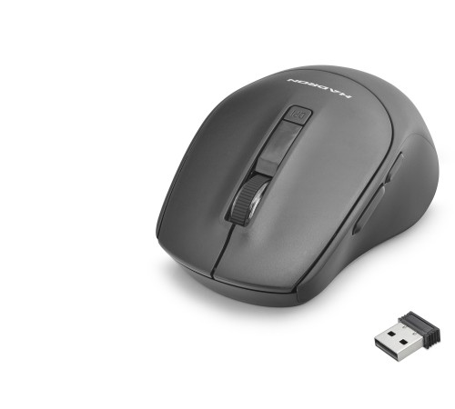 Kablosuz Mouse 600/1600 Dpi - Si̇yah HDX3408