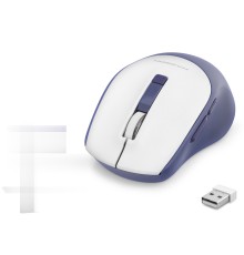 Kablosuz Mouse 600/1600 Dpi - Beyaz Lacivert HDX3408B