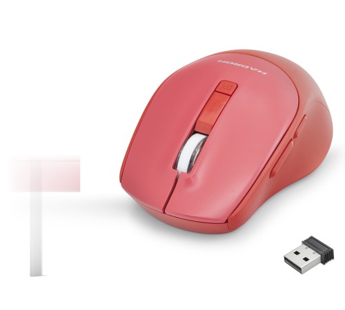 Kablosuz Mouse 600/1600 Dpi - Kırmızı HDX3408R