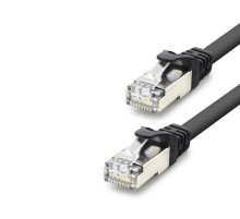 Cat7 Ethernet Patch Kablosu 10 Gbps 600 Mhz 1 M - Siyah HDX5090