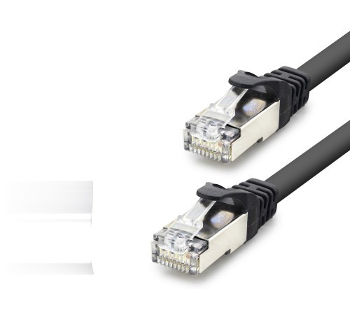Cat7 Ethernet Patch Kablosu 10 Gbps 600 Mhz 10 M - Siyah HDX5094