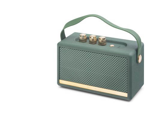 Bluetooth Nostaljik Hoparlör Fm 16.7 X 10.3 X 7.16 Cm - Yeşil HDX6002