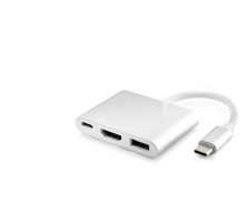 Type-C Hub Hdmi 4K Usb 3.0 3 Port - Gri HDX7764