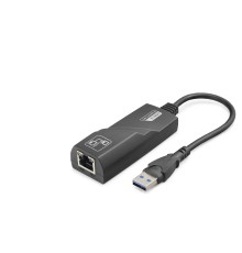 Usb 3.0 Ethernet Adaptör Gigabit - Siyah HDX7864