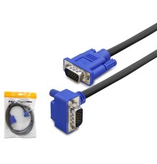 Vga Kablo L Tip 1.5 M - Siyah Mavi HN4485