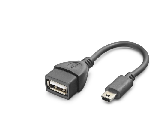 Mini Usb To Usb Otg Kablo - Siyah HN4591