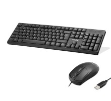 Klavye Ve Mouse Seti - Siyah KM501