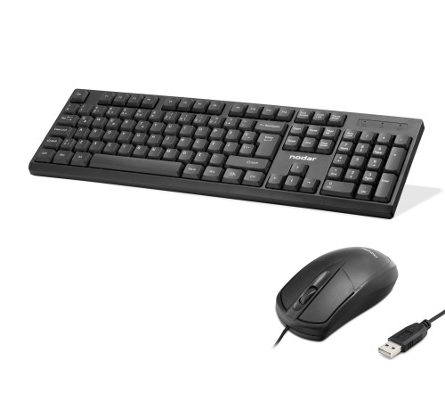 Klavye Ve Mouse Seti - Siyah KM501