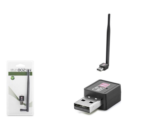 Usb Wifi Adaptör 150 Mbps - Siyah LV-UW02T