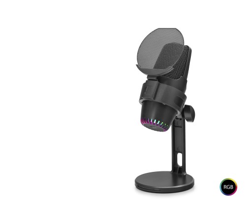 M9 Profesyonel Rgb Mikrofon 48 Khz / 16 Bit Type-C - Siyah