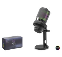 Rgb Masaüstü Mikrofon Usb Type-C 192Khz 24Bit - Siyah ME6PB