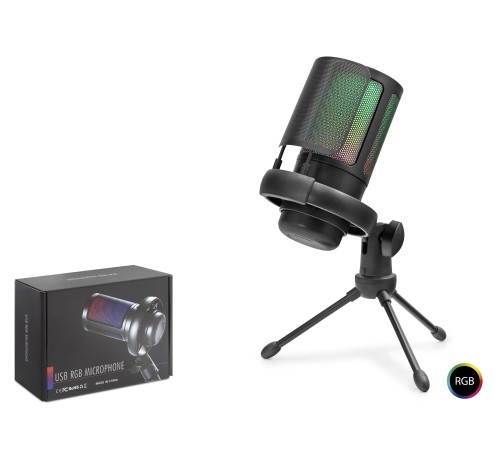 Profesyonel Rgb Mikrofon 192 Khz / 24 Bit Type-C - Siyah ME6S